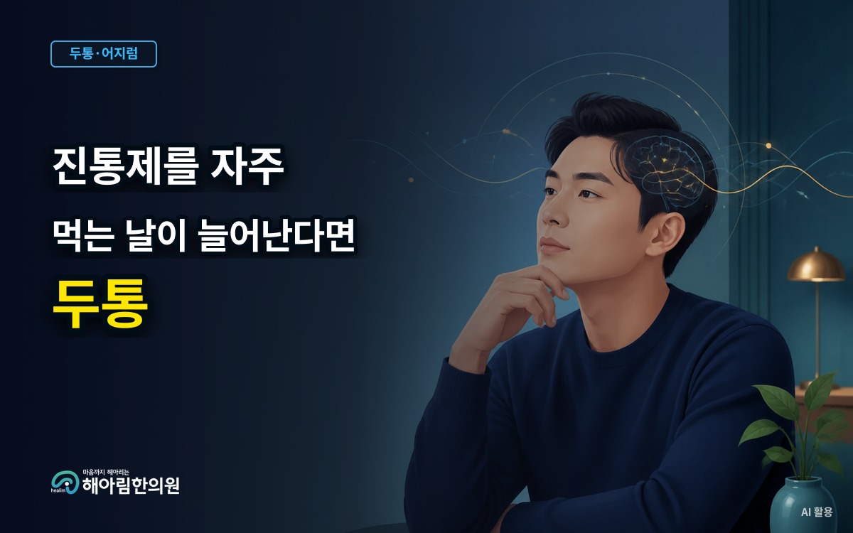 [분당 두통] 진통제를 먹는 날이 늘어날 때 두통과 약을 함께 살피는 방법